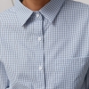 Класична сорочка на ґудзиках у дрібну клітинку  LX-10740712