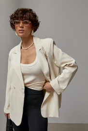 Класичний двобортний прямий жакет