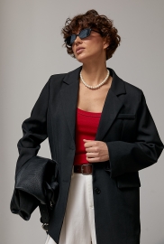 Класичний жакет із розрізом на спині Класичний жакет із розрізом на спині