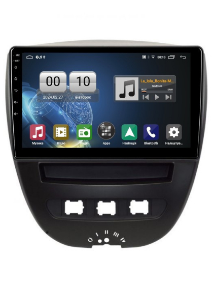 Штатна магнітола серії QIV Q1 під Citroen C1 2005-2014, Peugeot 107 2005-2014, Toyota Aygo 2005-2014 (W2) 10