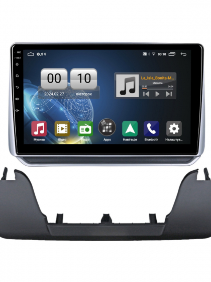 Штатна магнітола серії QIV Q1 під Nissan Altima L34 2018-2022 (F2) (W1) 10 дюймів