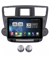 Штатна магнітола серії QIV Q1 під Toyota Highlander 2 XU40 2007-2013 Kluger 2008-2014 (F1) (W2) 10 дюймів