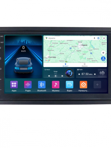 Автомагнітола серії QIV Q1+ Universal 7 дюймів 2/64 4G