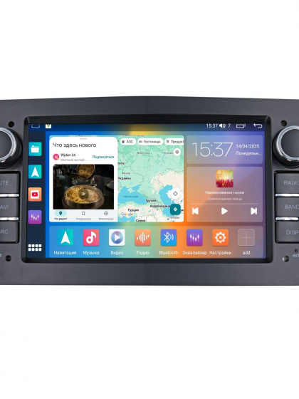 Автомагнітола серії QIV Q1 Opel 7 дюймів 2/64 4G Black
