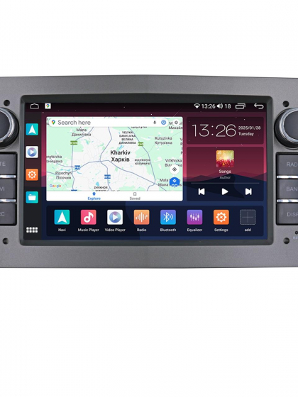 Автомагнітола серії QIV Q2 Opel 7 дюймів 4/32 Grey (7 дюймів QLED 8core 7862 4/32 4G CarPlay/Android