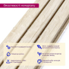 Рейка декоративна PS 2900х115х12мм Білий дуб  D-SW-00001741