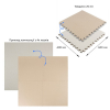 Підлогове двостороннє покриття CREAM and BEIGE 60*60cm*2cm  D-SW-00001846