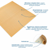 Панель 3D Beige 710х700х4мм  D-SW-00001953
