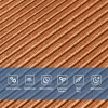 Панель 3D Bronze 710х700х4мм  D-SW-00001955