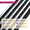 Рейка декоративна PS 2900х115х12мм Чорний зі сріблом  D-SW-00002133
