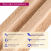 Рейка декоративна PS 2900х117х20мм Бук SW-00002145  D-SW-00002145