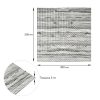 Самоклеюча декоративна 3D панель 500х500х5мм Бамбук Дерево Зебра  D-SW-00002884
