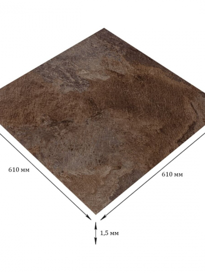 Самоклеюча LVT плитка 610х610х1.5мм