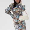 Сукня з квітковим принтом та рюшами hot fashion  Ls-1003