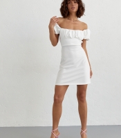 Коротка сукня зі шнурівкою на спині