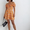 Жіноча літня сукня міні в квітковий принт  Ls-1033
