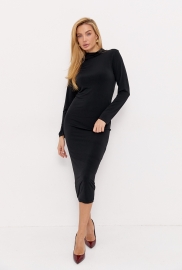 Жіноча сукня міді під горло