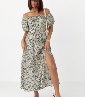 Квіткова сукня з рукавами