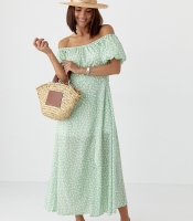 Квіткова сукня з рукавами