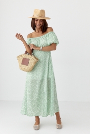 Квіткова сукня з рукавами