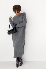 Трикотажна довга сукня вільного фасону