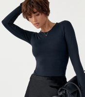 Еластичне однотонне боді