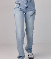 Жіночі джинси з блискавками