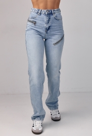 Жіночі джинси з блискавками