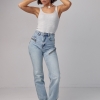 Жіночі джинси з блискавками  Ls-1167