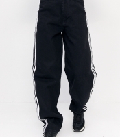 Жіночі джинси Baggy з лампасами