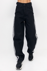 Жіночі джинси Baggy з лампасами