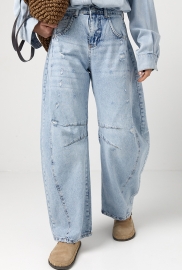 Джинси жіночі  Вaggy з рваним ефектом