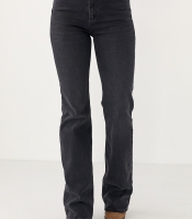 Жіночі прямі джинси з високою посадкою