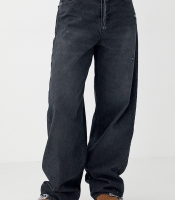 Джинси палаццо з рваним ефектом