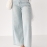 Прямі блакитні джинси Wide leg