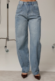 Джинси Baggy з декоративними швами