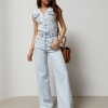 Джинсовий однотонний комбінезон  Ls-1217