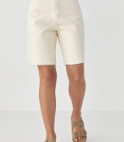 Однотонні джинсові жіночі шорти