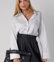 Смугаста жіноча сорочка oversize