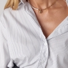 Смугаста жіноча сорочка oversize  Ls-1542