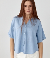 Укорочена сорочка  з напівкруглим низом