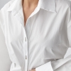 Класична однотонна сорочка з елегантними ґудзиками  Ls-1579