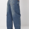 Джинси Baggy з кокеткою та декоративними швами  Ls-1668