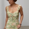 Шифонова квіткова сукня  Ls-1852