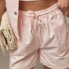 Літній котоновий костюм із сорочки та шортів  Ls-1932