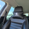 Набір подушок Peugeot із шкіри + брелок у подарунок, Автоподушки з вишивкою  W-WS11791
