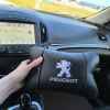 Набір подушок Peugeot із шкіри + брелок у подарунок, Автоподушки з вишивкою  W-WS11791