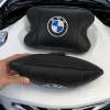 Авто подушки 2шт — набір BMW з натуральної шкіри, на підголівник у машину, Автомобільна подушка БМВ  W-WS13553-1