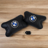 Авто подушки 2шт — набір BMW з натуральної шкіри, на підголівник у машину, Автомобільна подушка БМВ  W-WS13553-1