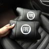 Набір подушок Fiat з натуральної шкіри + вишивка логотипу та шкіряний брелок у подарунок  W-WS15219